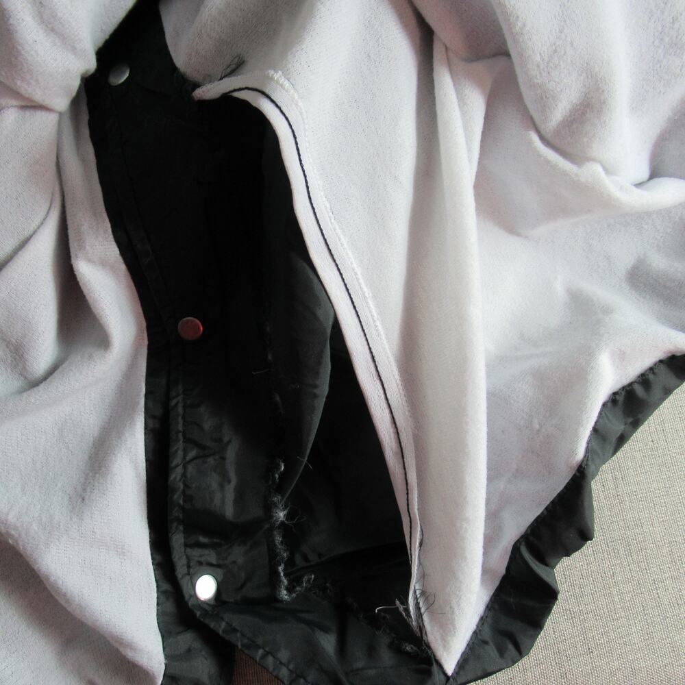 Vintage RadioShack Jacket Mens XL Black Nylon Windbreaker 90s Retro Made In USA - Picture 3 of 8